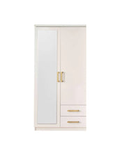 Armoire Girona 2 portes 95 cm – Rangement compact et élégant