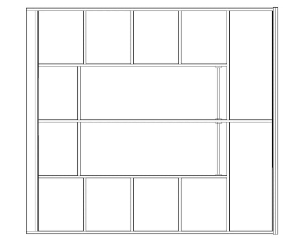 Armoire Girona 160 cm – 2 portes coulissantes modernes et pratiques