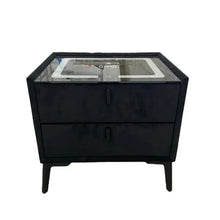 Chevet led chargeur induction velours