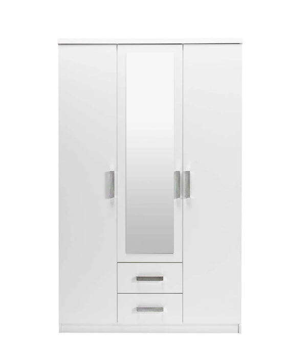 Armoire Palma 125 cm à 3 portes coulissantes – Design moderne et rangement optimisé