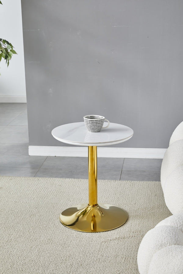 Gueridon Ceramique Goya Pied Dore