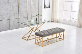 Banquette Vertigo capitonné