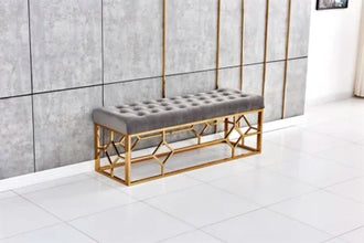 Banquette Vertigo capitonné