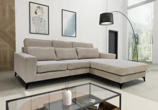 Canapé Madrid d’Angle Côtelé