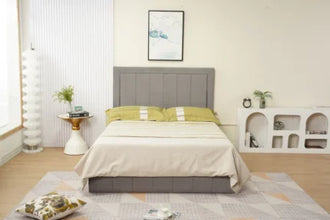 Cadre de lit Polo velours