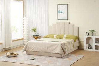 Cadre de lit piano velours