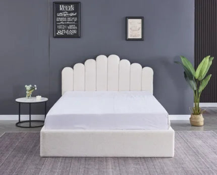 LIT DOHA VELOURS avec coffre