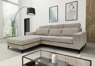 Canapé Madrid d’Angle Côtelé