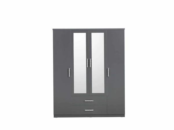 Armoire 4 portes Ibiza – Rangement spacieux et design moderne