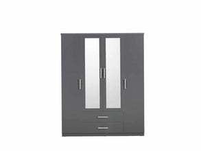 Armoire 4 portes Ibiza – Rangement spacieux et design moderne