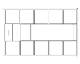 Armoire Girona 3 portes 125 cm – Rangement spacieux et design moderne