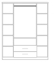 Armoire Girona 4 portes – Rangement spacieux et design moderne