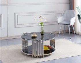 Table basse Stick Chrome 90x45 CM