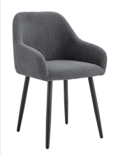 Chaise Avec Accoudoir Peach Pied Metal Noir