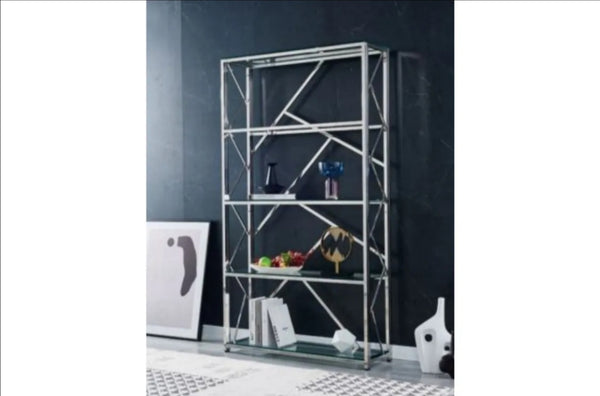 Etagere Geomag Chrome Transparent 100x30x180 CM