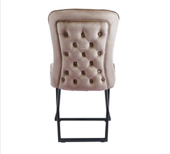 Chaise Gabrielle Pied Metal Noir