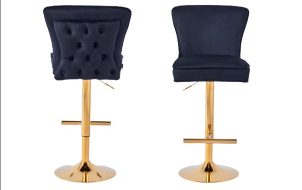 Tabouret de Bar Gabrielle Pied Gold