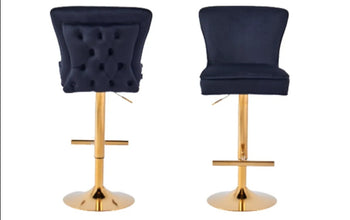 Tabouret de Bar Gabrielle Pied Gold