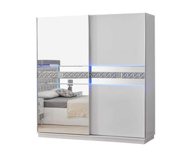 Chambre à coucher Alliance argent – Élégance moderne et raffinement