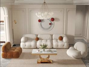 Table basse Invictus Pied Gold 120x60 CM