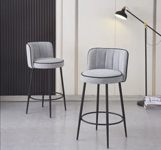 Tabouret de Bar Cathy Pied Metal Noir