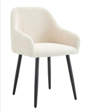 Chaise Avec Accoudoir Peach Pied Metal Noir