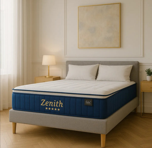Matelas A Ressorts Avec Sur Matelas Zenith 140x190x32 CM