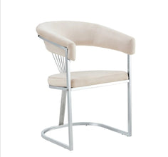 Chaise Avec Accoudoir Brittany Pied Chrome