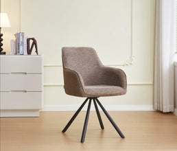 Chaise Avec Accoudoir LOLA Pied Metal Noir