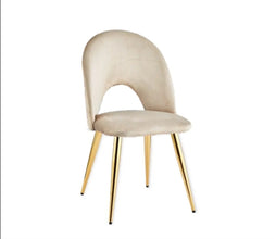 Chaise Amelia Pied Dore