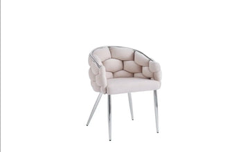 Chaise Ballon Pied Chrome