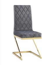 Chaise Cocomat Matelasse Pied Gold