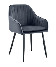 Chaise Pams Pied Metal Noir