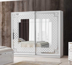 Chambre à coucher Cristal Silver – Élégance et raffinement