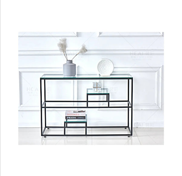 Console Romy Metal Transparent 120x40x80 CM