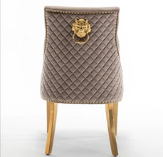 Chaise Lion Pied Gold