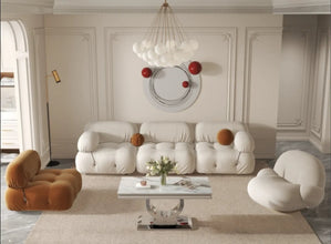 Table basse Invictus Pied Chrome 120x60 CM