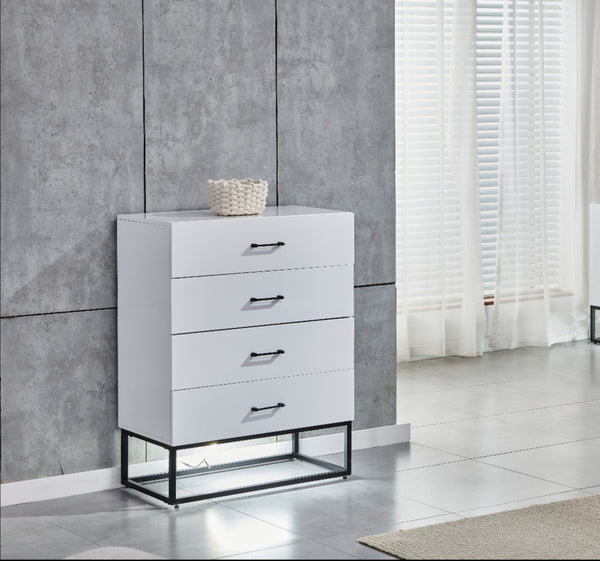 Commode Alya Laqué Pied Noir