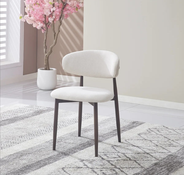 Chaise Lucile Pied Effet Noyer