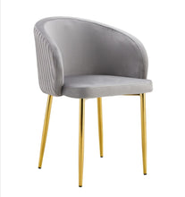 Chaise Avec Accoudoir Carlita Pied Gold