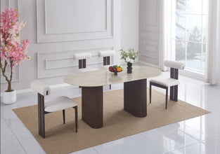 Table a Manger Roxy Pied Metal Ceramique 180x90 CM