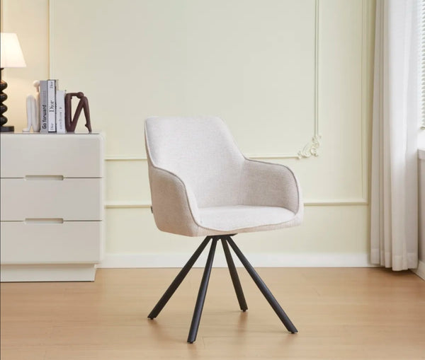 Chaise Avec Accoudoir LOLA Pied Metal Noir