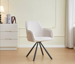 Chaise Avec Accoudoir LOLA Pied Metal Noir