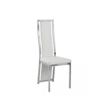 Chaise 121 Skai Pied Argent