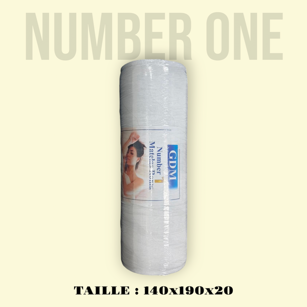 Matelas Number  #1 Roulé 140x190x20