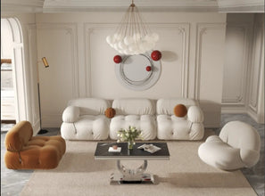 Table basse Invictus Pied Chrome 120x60 CM