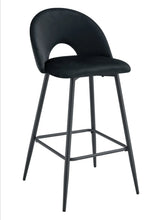 Tabouret de Bar Teddy Pied Metal Noir