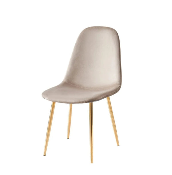 Chaise Scandi Pied Dore