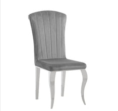 Chaise Louis Pied Chrome