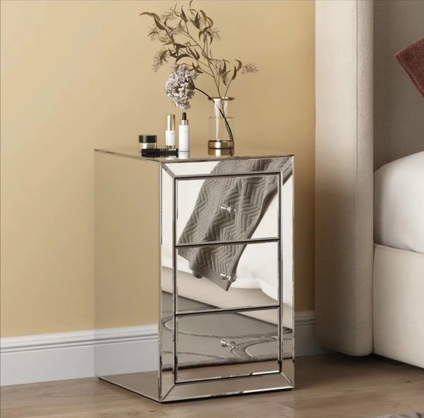 Chevet Miroir Adel 38x38x60 CM